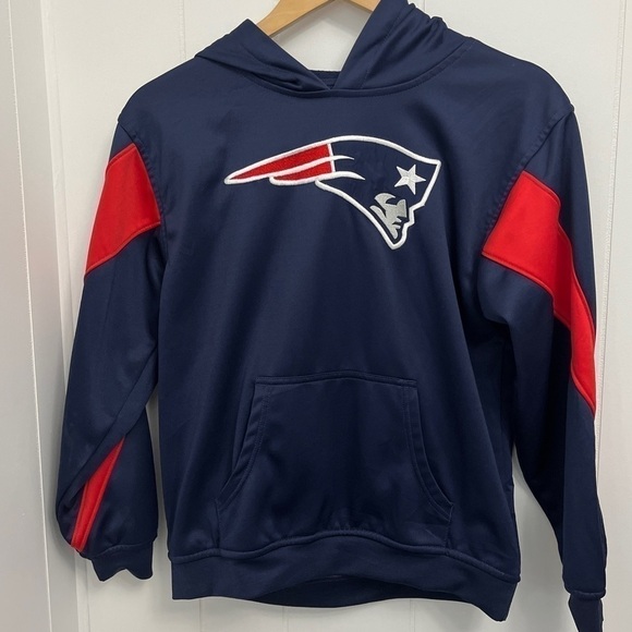 𝅺youth Patriots Hoodie Large (12/14) - Picture 1 of 4